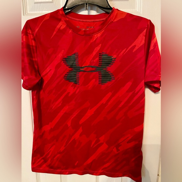 Under Armour Youth Large TShirt Red - Picture 1 of 8